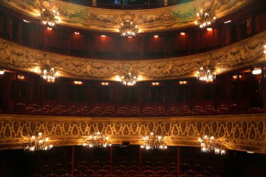 Inside view of Palais Royal Theater.  France. 