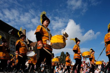 The pageant of the Golden Tree.  West Flanders. Belgium. 