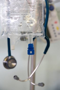 Medical equipment. Drip. Brazzaville. Congo. 