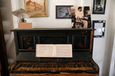The Albert Schwietzer hospital. The museum.  Albert Schweitzer's organ. Lambarene. Gabon. 