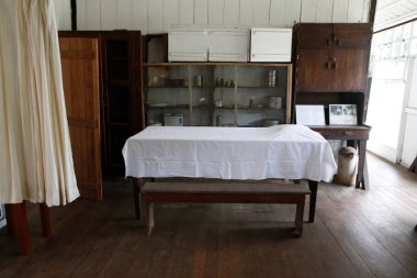 The Albert Schwietzer hospital. The museum.   Lambarene. Gabon. 