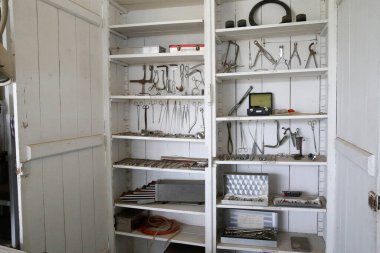 The Albert Schwietzer hospital. The museum.  Albert Schweitzer's operating room. Lambarene. Gabon. 