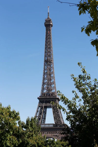 Slavná Eiffelova Věž Paříž Francie — Stock fotografie