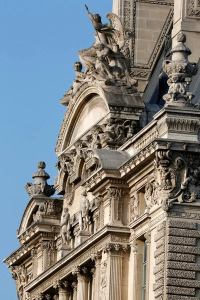 Palais Louvre Turismo París Francia —  Fotos de Stock