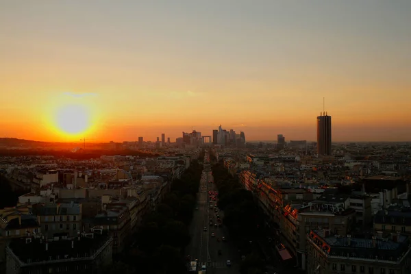 Paris City Skyscrapers Defense Background Tourism Paris France — Fotografia de Stock