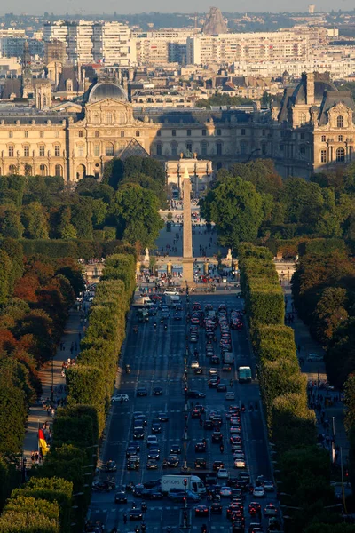 샹젤리제는 Arc Triomphe 수있다 프랑스 — 스톡 사진