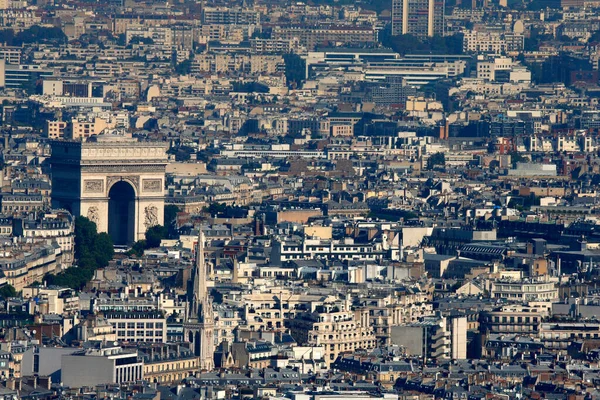 Paris City Aerial View France — Zdjęcie stockowe