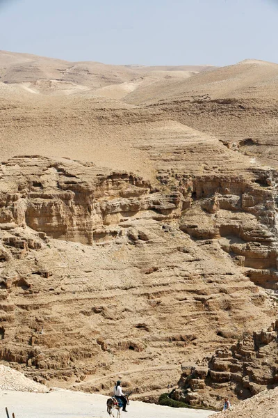Judean Desert Wadi Qelt Valley Israel — Stockfoto