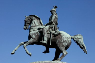 Nicholas I Monument in St Isaac's Square. Saint Petersburg. Russia. 