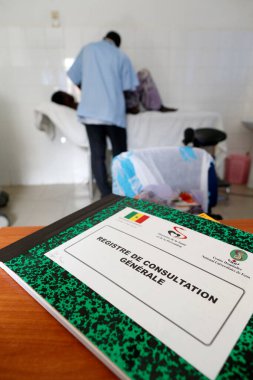 Consultation record. Fann hospital. Senegal. 