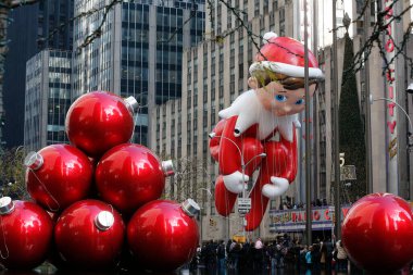 Elf on the shelf. Macy's Thanksgiving Day Parade. United states of America. 