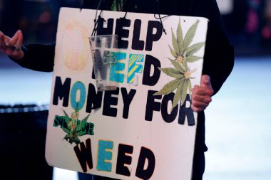 Money for weed. United states of America. 