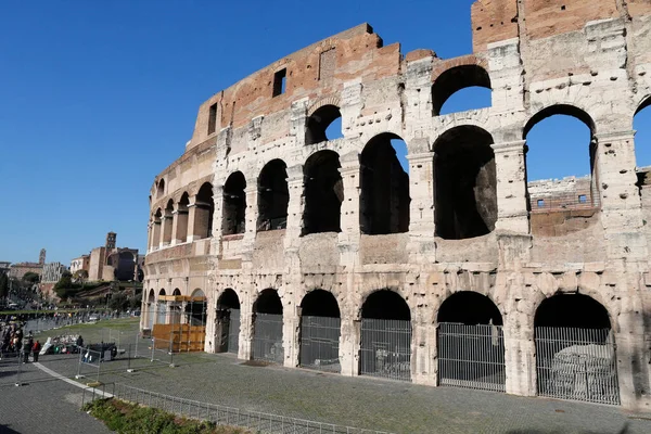 Colosseum Roman Architecture Roma Italy — Stock fotografie