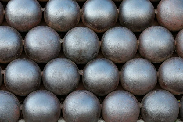 Raw Cannonballs Principality Monaco — Stok fotoğraf