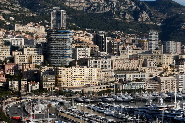 Monte Carlo Harbour Principality Monaco — Stock Photo, Image