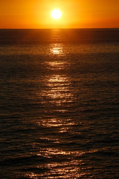 Sunset See Africa Senegal — Stockfoto
