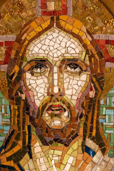 Capilla San Claude Colombiere Mosaico Del Tabernáculo Francia — Foto de Stock
