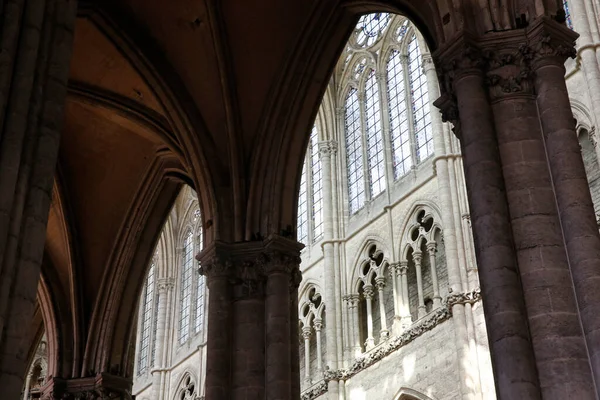 Notre Dame Amiens Cathedral Nave France — Stock Photo, Image