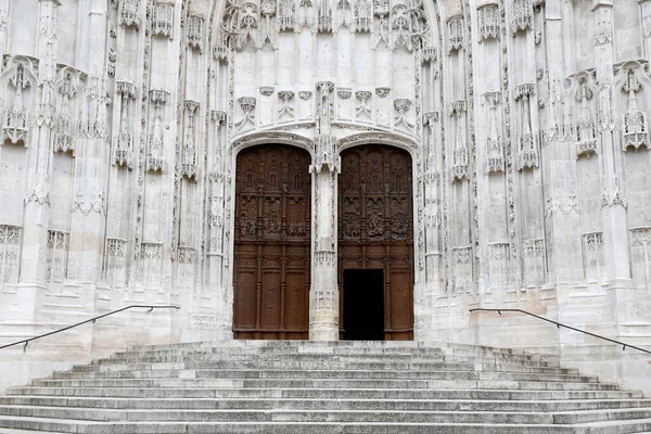 Katedrála Beauvais Architektura Verandě Jižní Fasády Francie — Stock fotografie