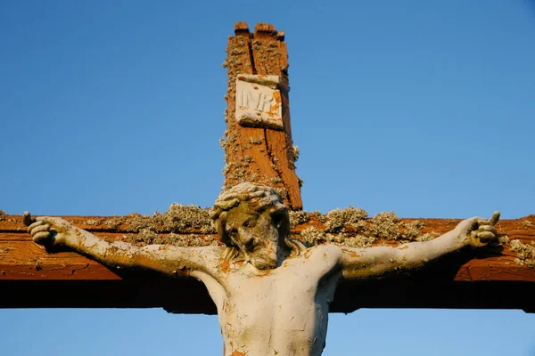 Jesus Cristo Cruz França — Fotografia de Stock
