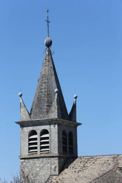 Kerk Nernier Aan Het Meer Van Genève Martin Kerk Geloof — Stockfoto