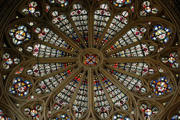 Münster Von Metz Kirchenfenster Jahrhundert — Stockfoto
