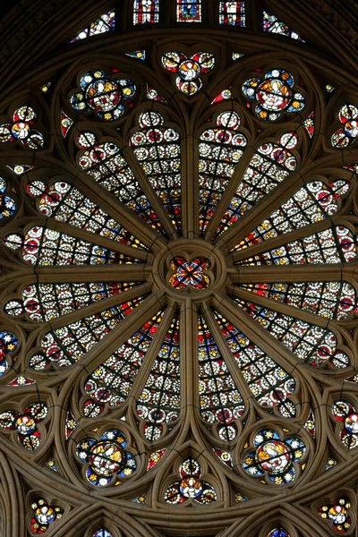 Catedral Metz Vidriera Siglo Xiv —  Fotos de Stock