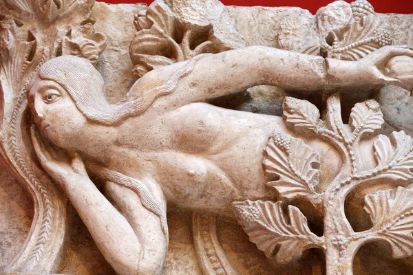 Museo Nazionale Dei Monumenti Francesi Cattedrale Saint Lazare Autun Tentazione — Foto Stock