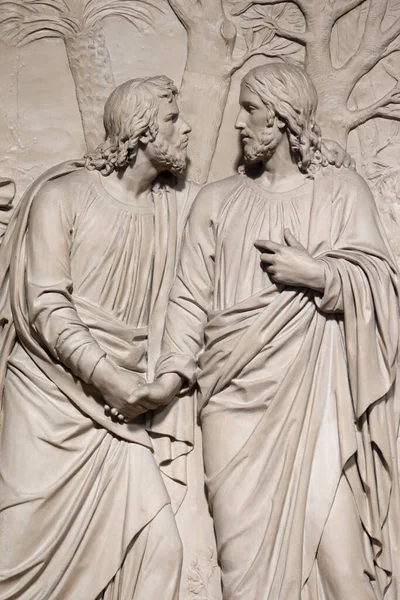 Saint Philippe Roule Jesus Der Kuss Des Judas Katholische Kirche — Stockfoto