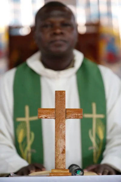 가톨릭 교구는 가톨릭 교구이다 아프리카 가톨릭 — 스톡 사진