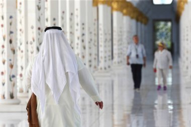 Şeyh Zayed Ulu Cami, Abu Dabi. Birleşik Arap Emirlikleri.