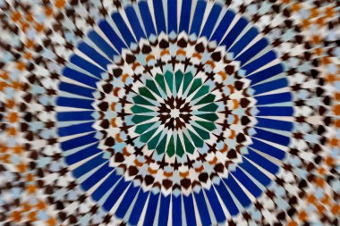 Paris Büyük Camii. Mozaikler. Ayrıntılar. Fransa 'da İslam. 