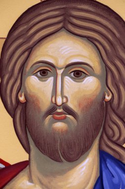 Saint-Antoine-le-Grand Ortodoks Manastırı. İsa 'nın Simgesi Pantokrator.