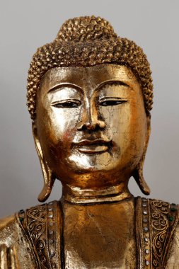 Wat Velouvanaram. Buda heykeli. Budist dini. Fransa. 