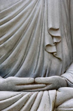 Hong Hien Tu Tapınağı. Buda heykeli. Budist dini. Fransa. 