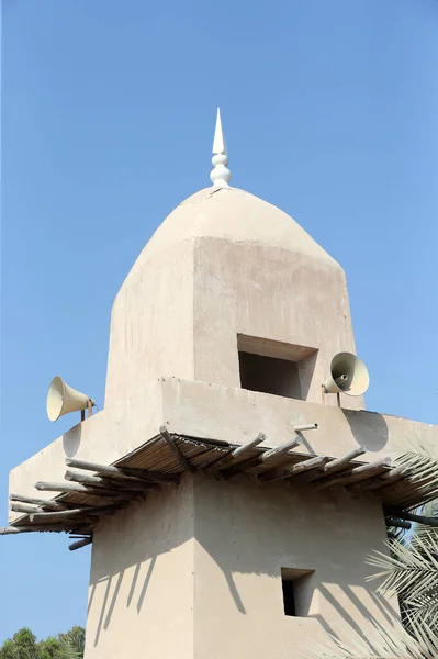 Abu Dhabi Heritage Village Mezquita Emiratos Árabes Unidos — Foto de Stock