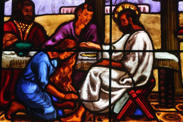 ノートルダム 私たちの女性 D'aix Les Bains教会 ステンドグラスの窓