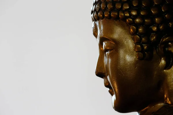 Estatua Buda Perfil Religión Francia — Foto de Stock