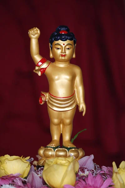 Wesak Buddhas Födelsedag Uppvaknande Nirvana Firande Vid Det Stora Buddhistiska — Stockfoto