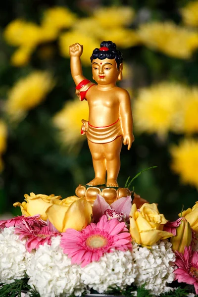 Wesak Buddha Születésnapja Ébredés Nirvána Ünnepe Nagy Buddhista Templomban Grande — Stock Fotó
