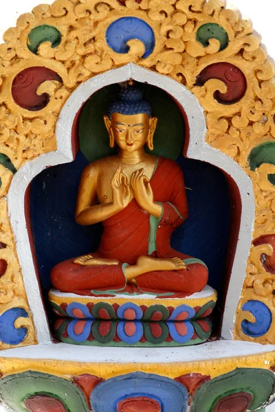 Ναός Των Χιλίων Βούδων Dashang Kagyu Ling Εκκλησίασμα Βούδα — Φωτογραφία Αρχείου