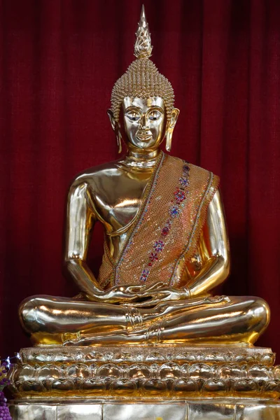 Wat Velouvanaram Buddha Statue Buddhistische Religion Frankreich — Stockfoto