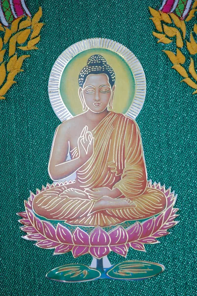 Wat Velouvanaram Buda Religión Budista Francia — Foto de Stock