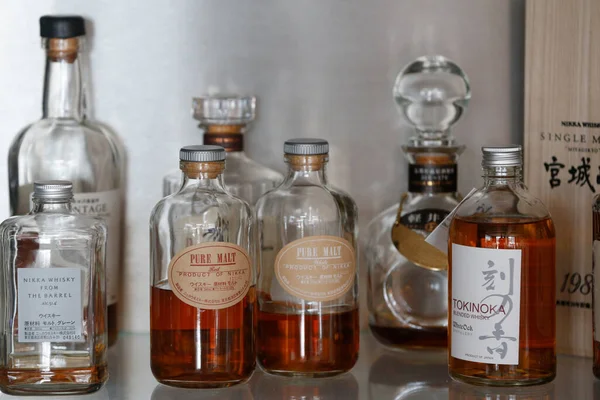 Bar Selección Whisky Japonés — Foto de Stock