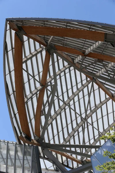 루이비통 Fondation Louis Vuitton 박물관 건축가 Frank Gehry 프랑스 — 스톡 사진