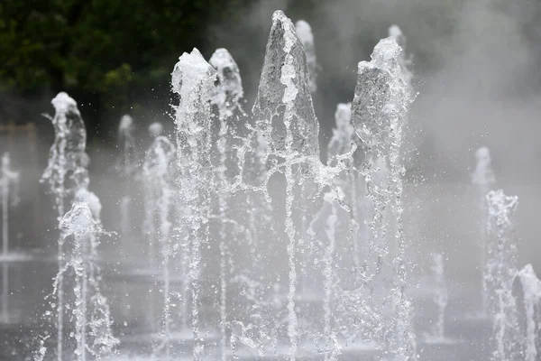 Jardin Acclimatation Foutains Água Paris França — Fotografia de Stock