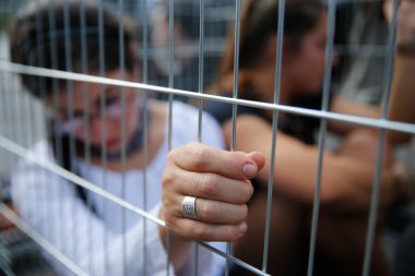 Fil ve gergedanlar için küresel yürüyüş. Dünya Hayvan Günü. Paris mi? Fransa. 