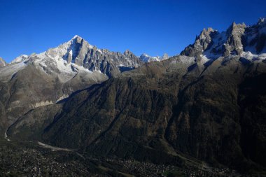 Fransız Alpleri. Mont Blanc Massif. Chamonix. Fransa. 
