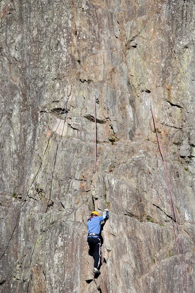 Rock Climbing Chamonix France — Stock Photo, Image