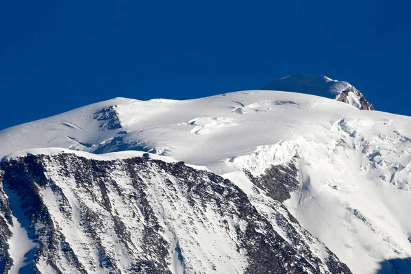 Franska Alperna Mont Blanc Massif Mont Blanc Frankrike — Stockfoto